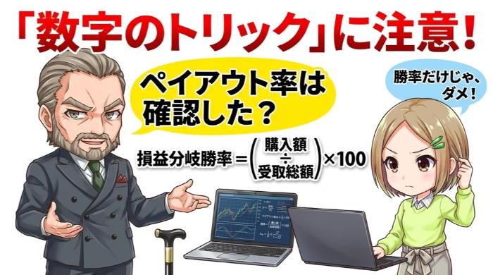 損益分岐勝率（ペイアウト倍率から逆算する）