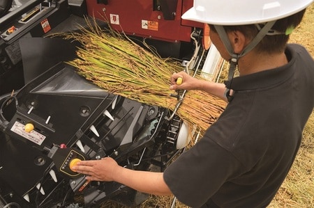 手こぎ安全装置（写真は「YH323A」）