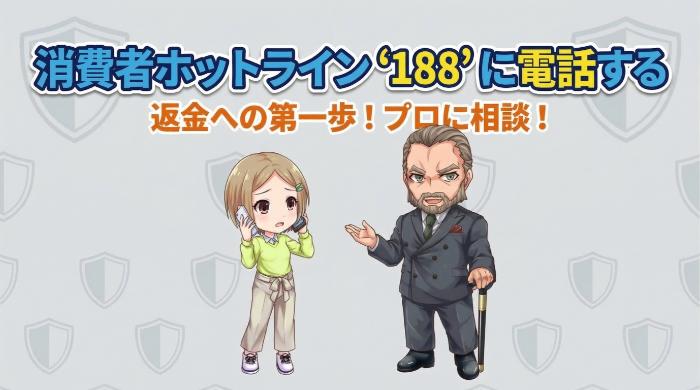 消費者ホットライン「188」に電話する