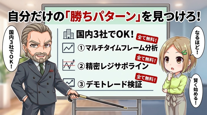 勝ちパターンを極める国内バイナリーオプション3社