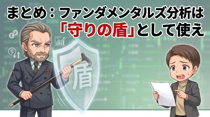 ファンダメンタルズ分析は「守りの盾」として使え