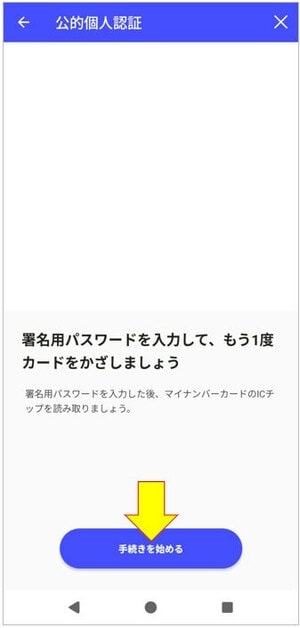 手続きを始める