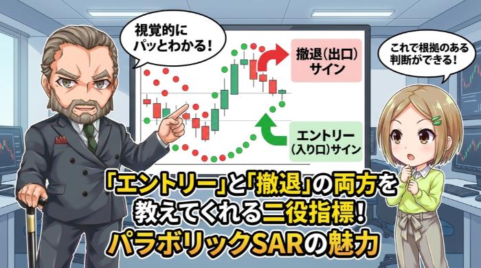 「エントリー」と「撤退」の両方を教えてくれる二役指標