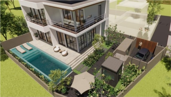 眺望最高！クルンクンの２ベッドルームヴィラ