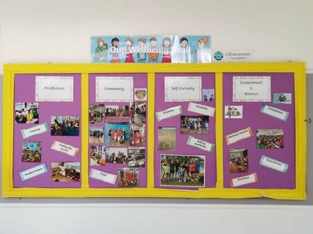 普段の活動の雰囲気が伝わる掲示