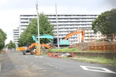 老朽化により更新も進む赤羽台団地