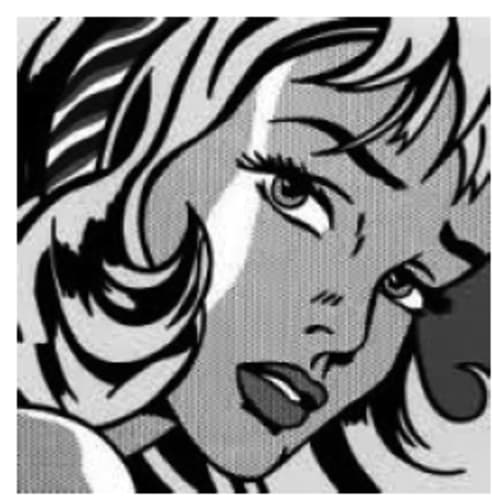 ロイ・リキテンスタイン《ヘアリボンの少女》東京都現代美術館Image:東京都歴史文化財団イメージアーカイブ