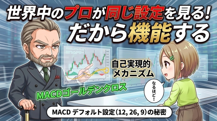 世界中のプロが使っているからMACDは機能する