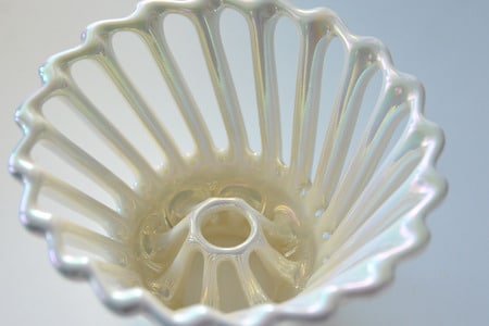 AIR Proドリッパー内部。下段が内側に織り込まれた独自の形状タイプ。