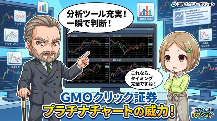 分析ツールが充実しているGMOクリック証券