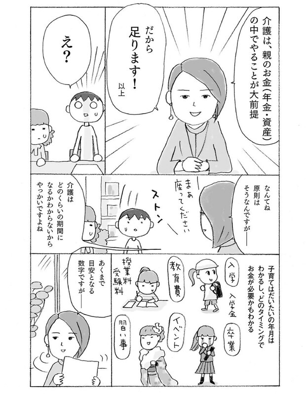 『マンガで解決　親の介護とお金が不安です』（主婦の友社）より