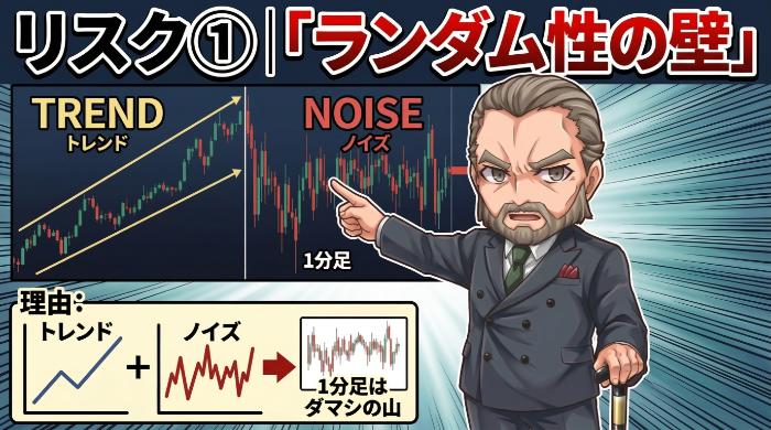 「ランダム性の壁」── テクニカル分析が機能しにくくなる理由