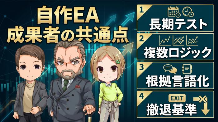 自作EAで成果を出している人の共通点
