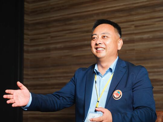 ［写真］陸 劍洲（りく けんしゅう）代表取締役社長