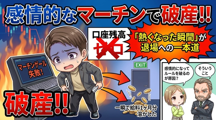 感情トレードの繰り返しで自滅パターン