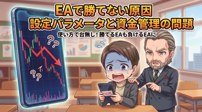 ロットサイズの制約でEAが本来の動きをしない