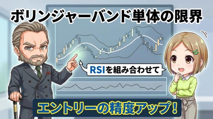 なぜボリンジャーバンド単体では限界があるのか
