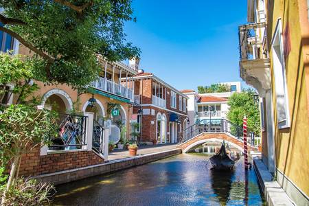 まるで外国のような一角も