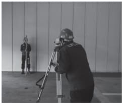 施行前に床レベルを測量