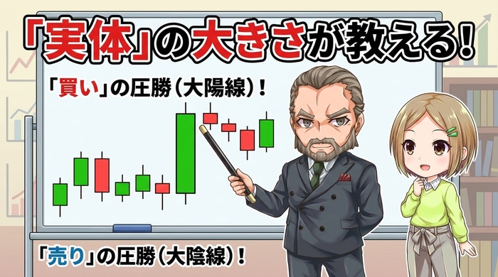 実態の大きさで市場の勢いを見る