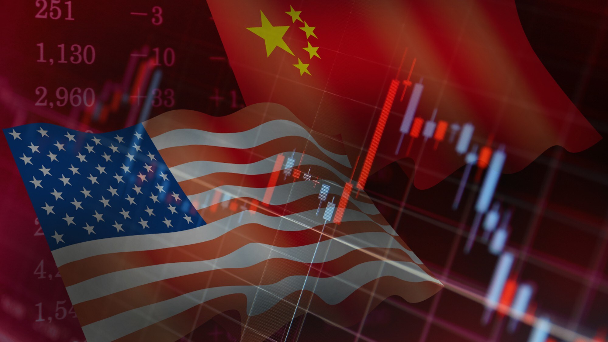 米景況感の悪化が再燃し、中国・香港市場は5営業日ぶりに反落