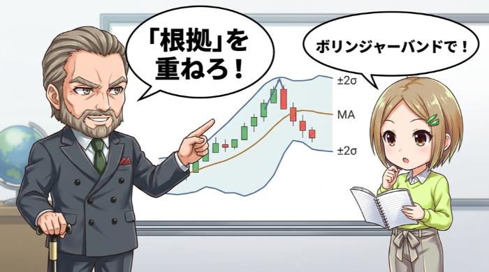 ボリンジャーバンドとの組み合わせ