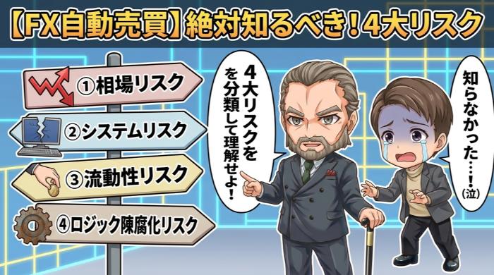 FX自動売買の4大リスクを正確に理解する