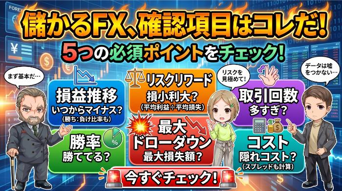 まず損益記録を確認しろ。話はそれからだ