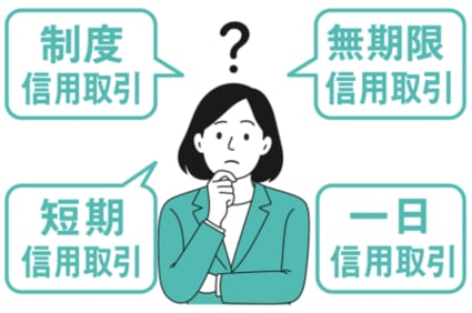 松井証券の信用取引の種類