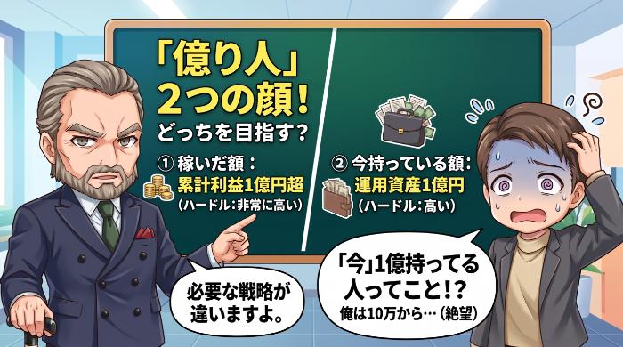 そもそも「億り人」とは何か——2つの定義を整理する