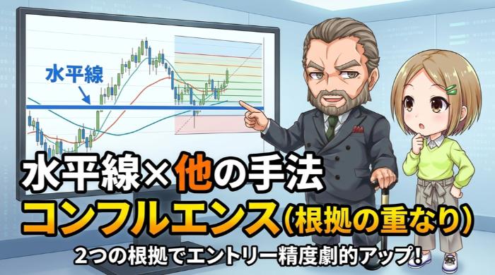 水平線×他の手法で精度を上げる組み合わせ術