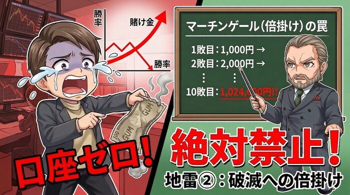 バイナリーオプションの6つの地雷