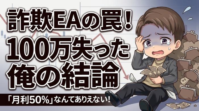 高額EA＝高性能ではない。50万のツールで口座が飛んだ俺が言う