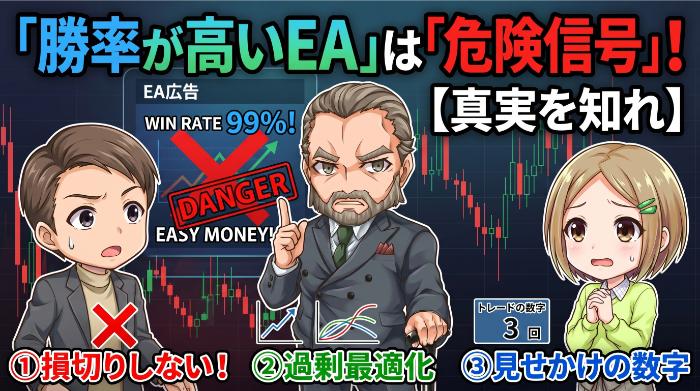 勝率が高いEAほど「危険信号」になる3つの理由