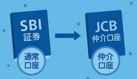 SBI証券の通常口座からJCB仲介口座への変更