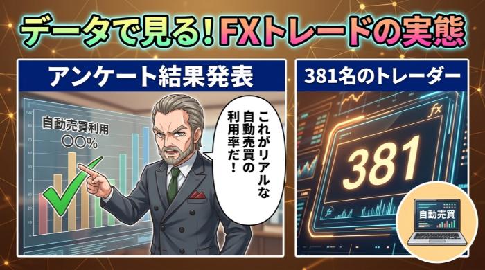 自動売買のリアルな結果を、381名のFXユーザーに聞いてみた