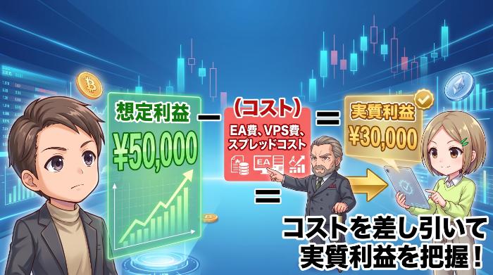 落とし穴②|取引手数料を甘く見て利益を食われた