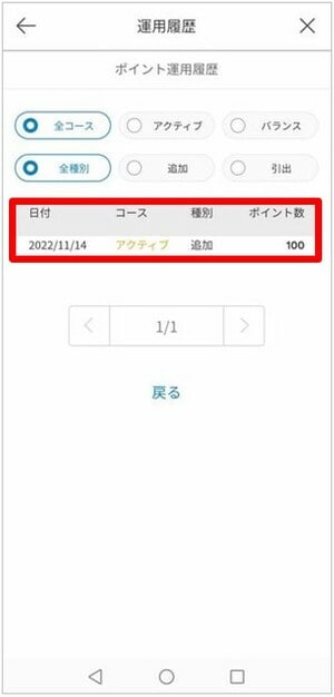 筆者の楽天ポイント運用履歴