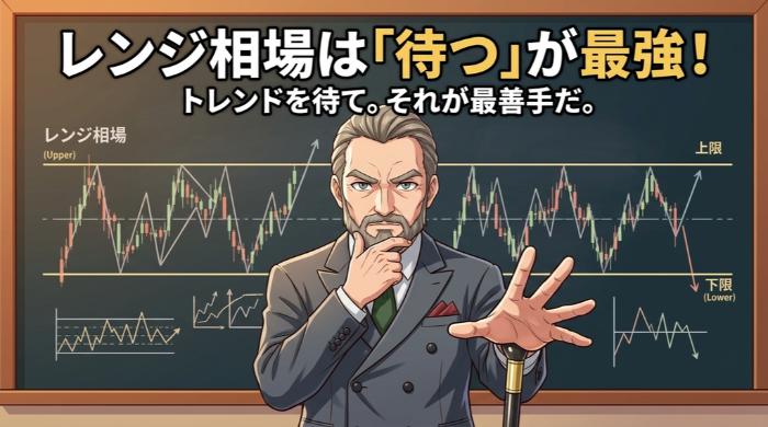 レンジ相場での取引──「やらない」が最善の判断になることもある