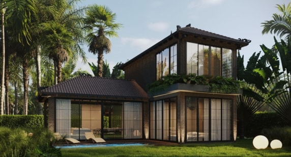 ウェルネスと利便性を兼ね備えたぺネスタナンのガーデンヴィラ