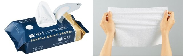 （左）商品イメージ（右）シートを広げたイメージ