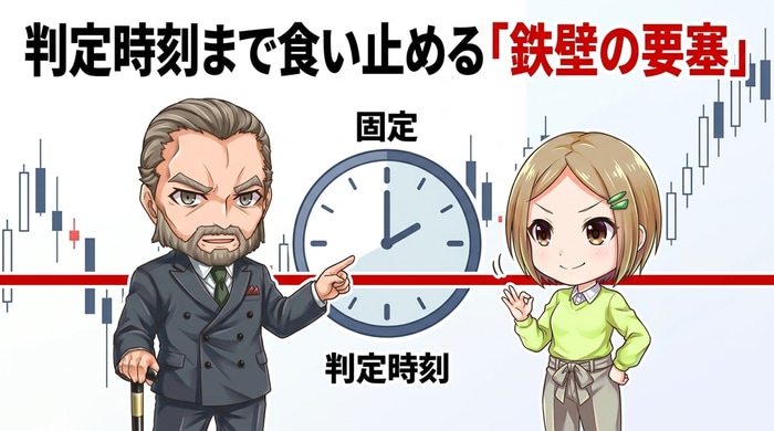 上位足の壁は鉄壁要塞