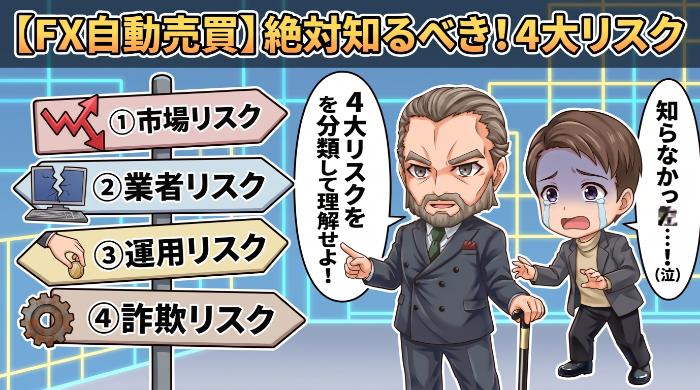FX自動売買の危険性は「4種類」に分けると怖くなくなる