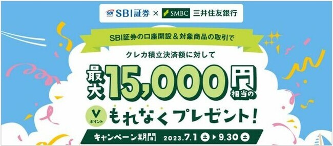 SBI証券と三井住友銀行の共同キャンペーン