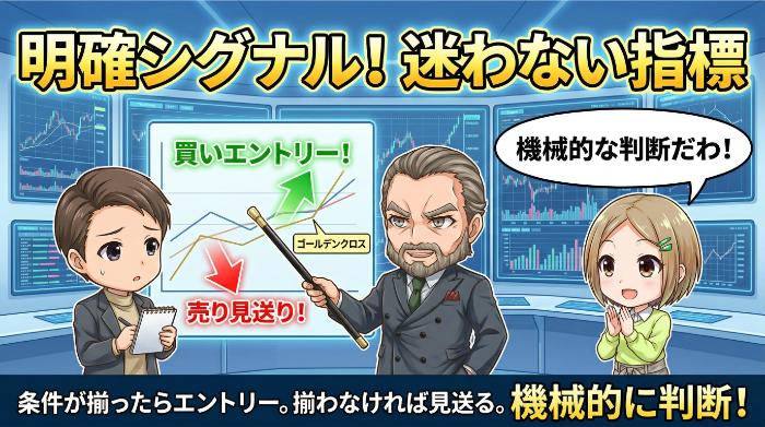 シグナルが明確に出る指標
