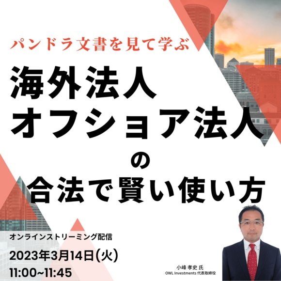 パンドラ文書を見て学ぶ「海外法人・オフショア法人」の合法で賢い使い方