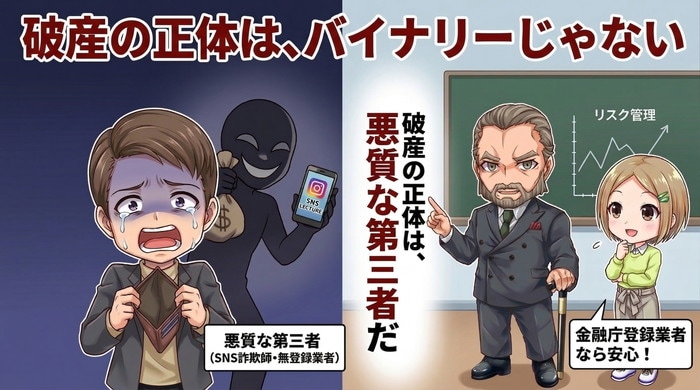 破産の正体はバイナリーじゃない