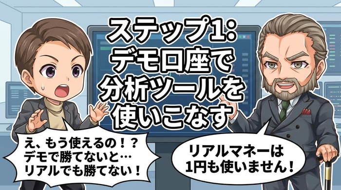 デモトレードで分析ツールを使いこなす