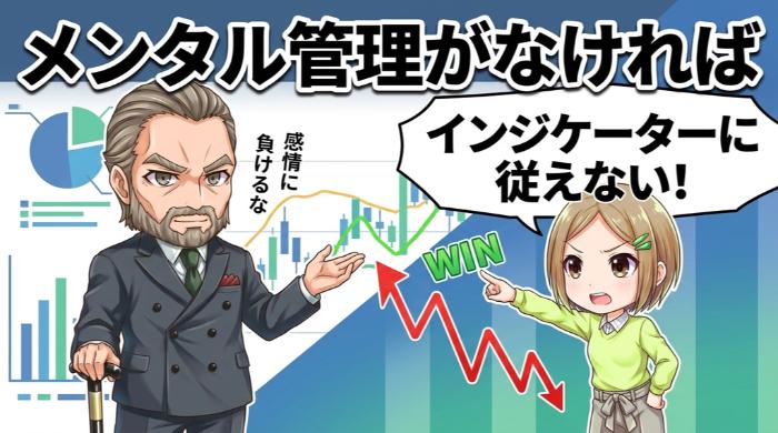 メンタル管理がなければインジケーターに従えない