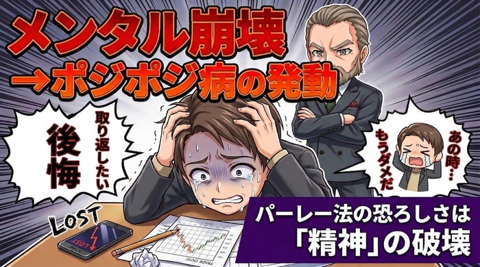 バイナリーオプションのパーレー法でメンタル崩壊